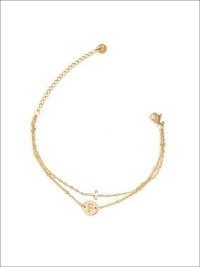 Dainty Layered Cross Bracelet for Women Gold Plated Faith Christian Jewelry Gift